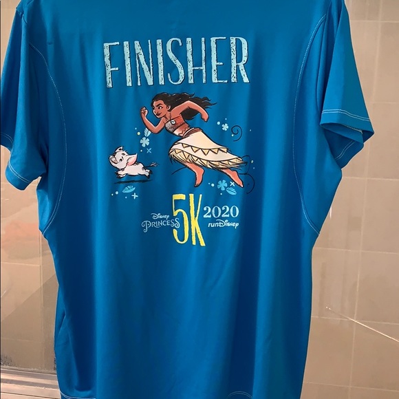 Disney Tops Rundisney 220 5k Princess Marathon Dri Fit Shirt Poshmark
